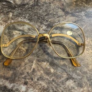 Vintage Gold Wire Frame Glasses